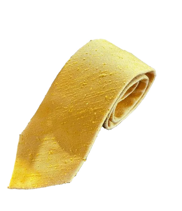 Seaward and Stearn Cotton/Silk Tie: Yellow – Craig Reagin Clothiers