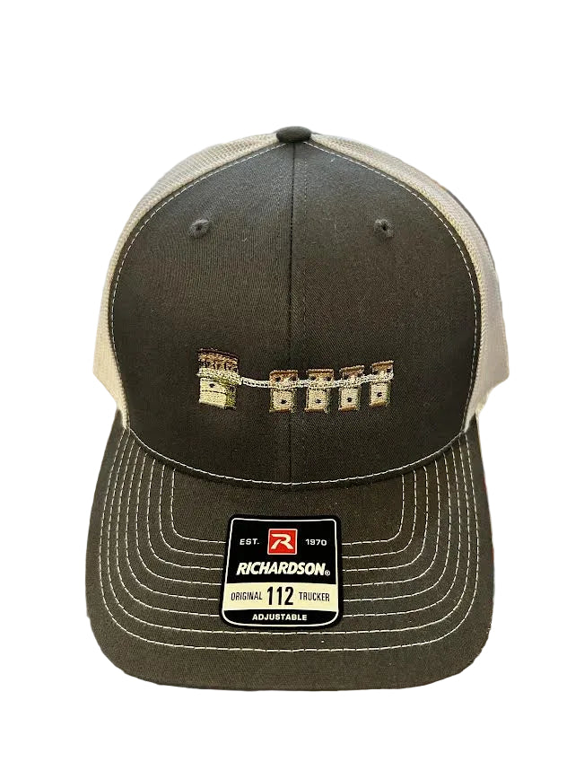 Lake Murray Dam Richardson Hat: Grey and White – Craig Reagin