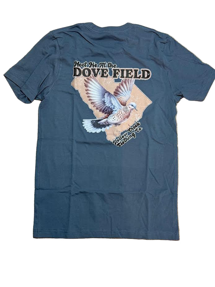 Hollow Creek Clothing Carolina Dove Field T-shirt: Denim