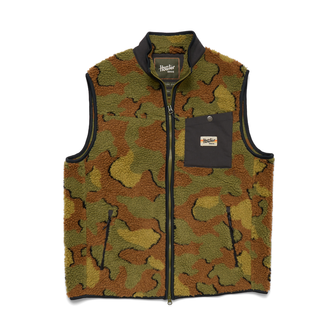 Howler Brothers Chisos Fleece Vest - Mimetico: Fatigue