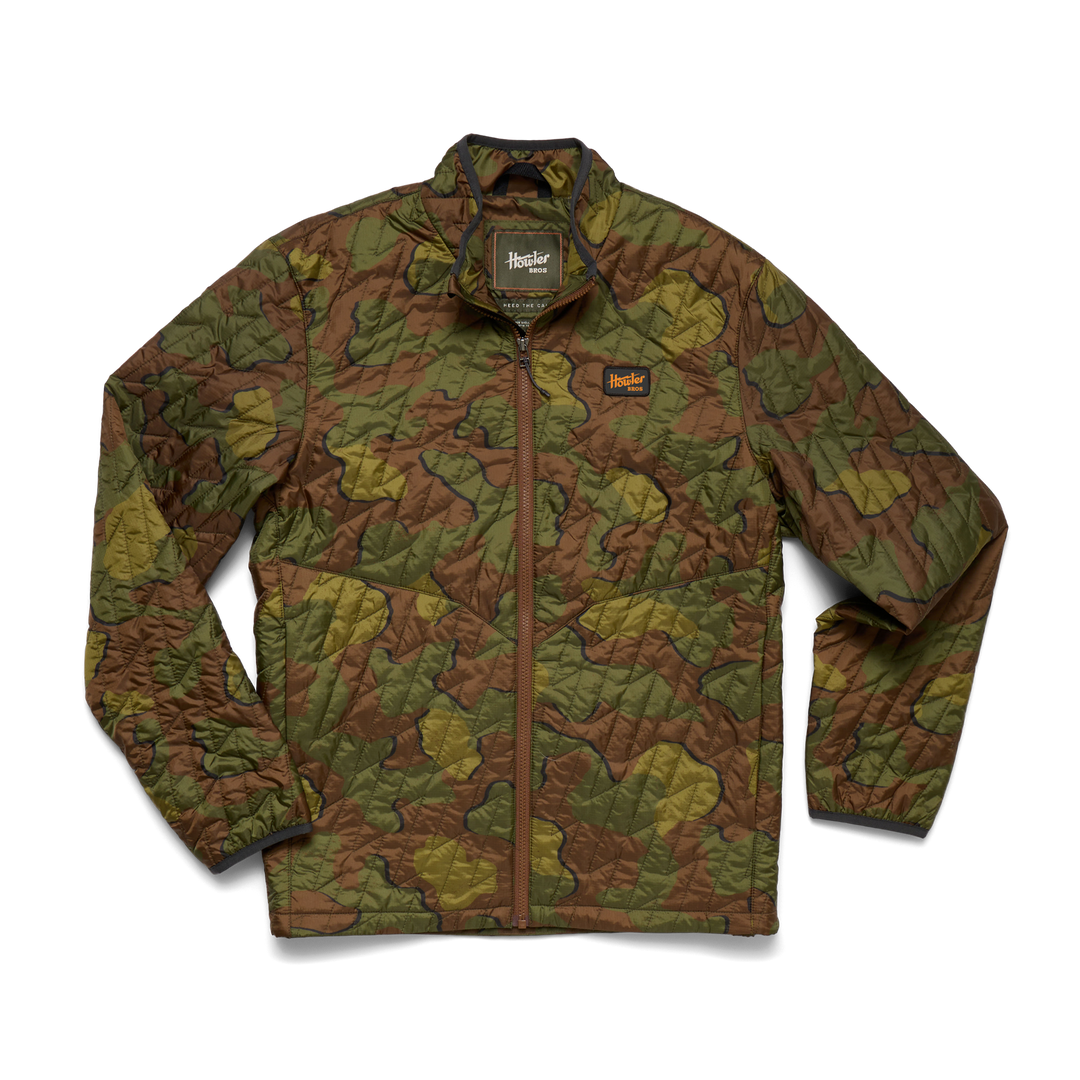 Howler Bros Voltage Quilted Jacket: Mimetico - Fatigue