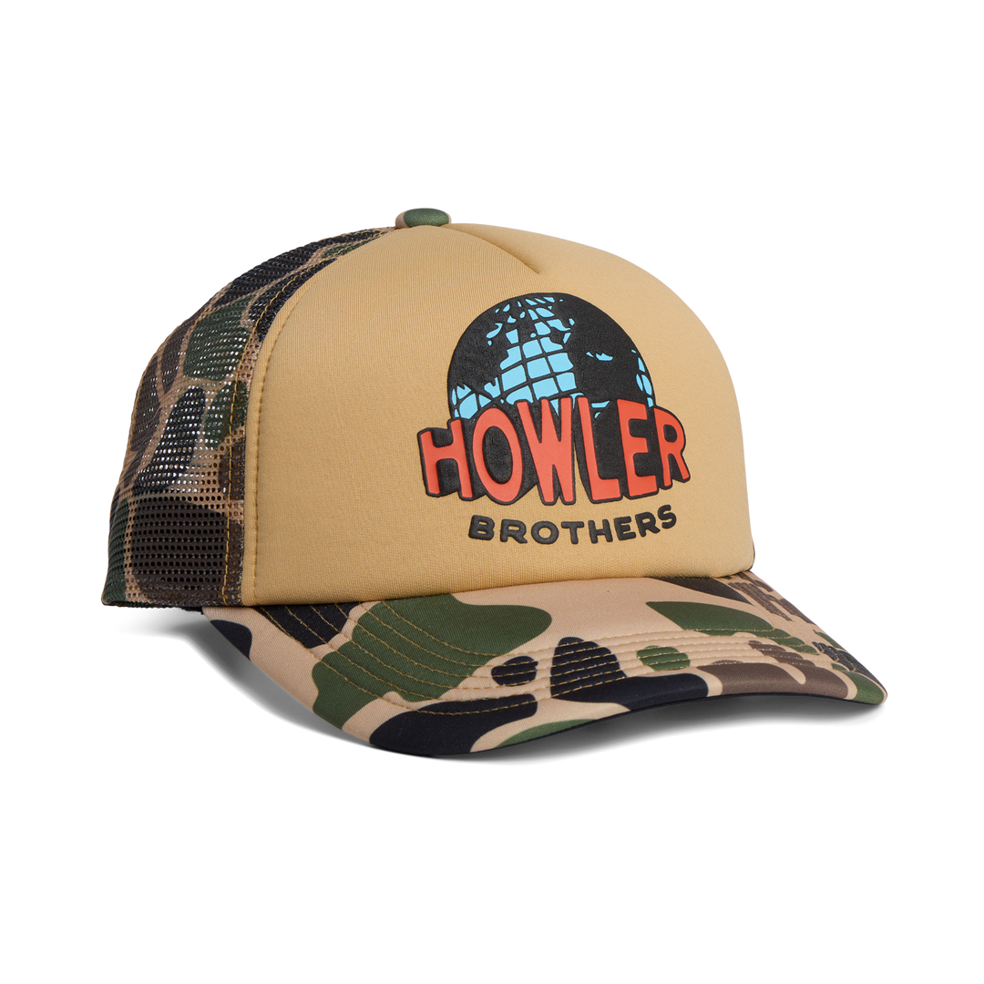 Howler Bros Unstructured Snapback Hat - Worldwide Howler: Camo