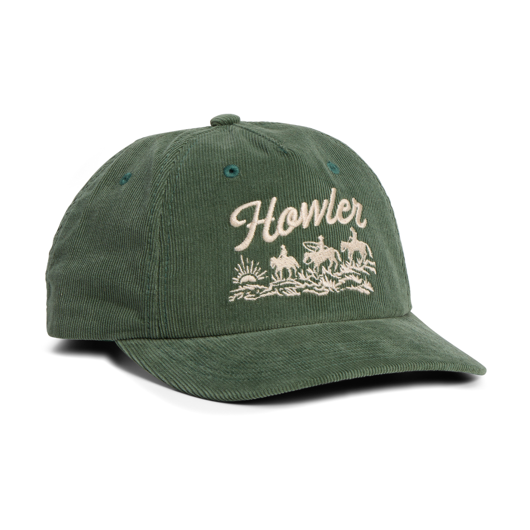 Howler Bros Unstructured Snapback Hat - Howler Slab: Forest Corduroy