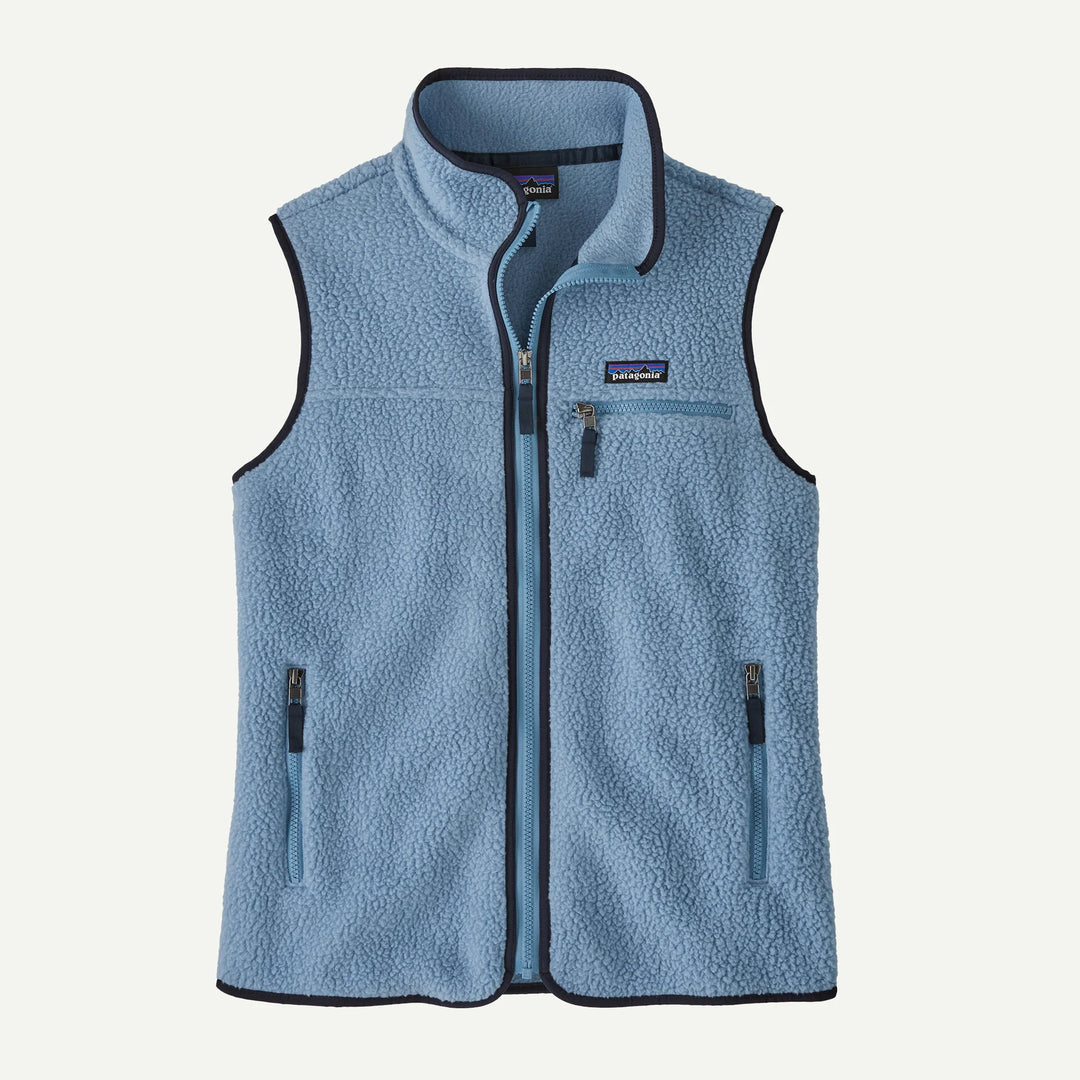 Patagonia Women's Retro Pile Fleece Vest: Barnacle Blue