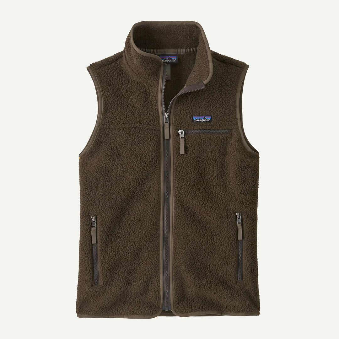 Patagonia Women's Retro Pile Fleece Vest: Otter Brown
