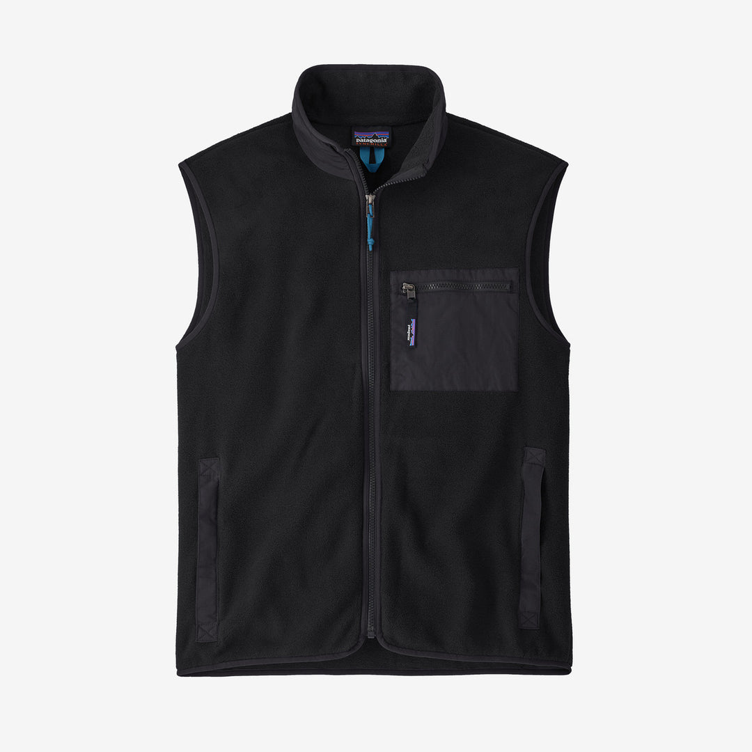 Patagonia Men's Synchilla® Fleece Vest: Black