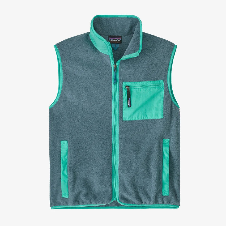Patagonia Men's Synchilla® Fleece Vest: Plume Grey