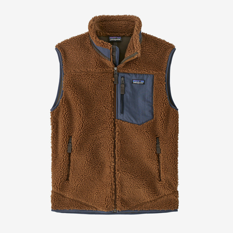 Patagonia Men's Classic Retro-X® Fleece Vest: Shelter Brown