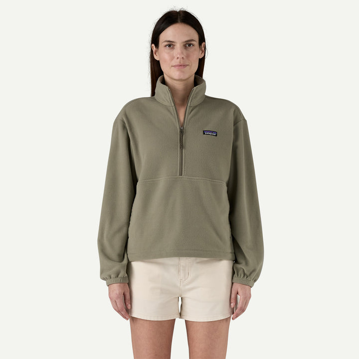 Patagonia Women's Micro D® 1/2-Zip Fleece Pullover: River Rock Green
