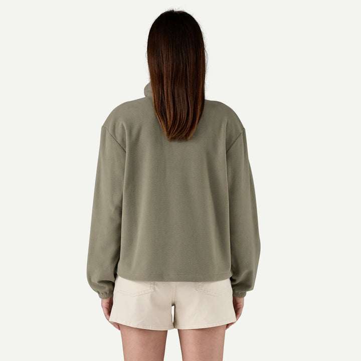 Patagonia Women's Micro D® 1/2-Zip Fleece Pullover: River Rock Green