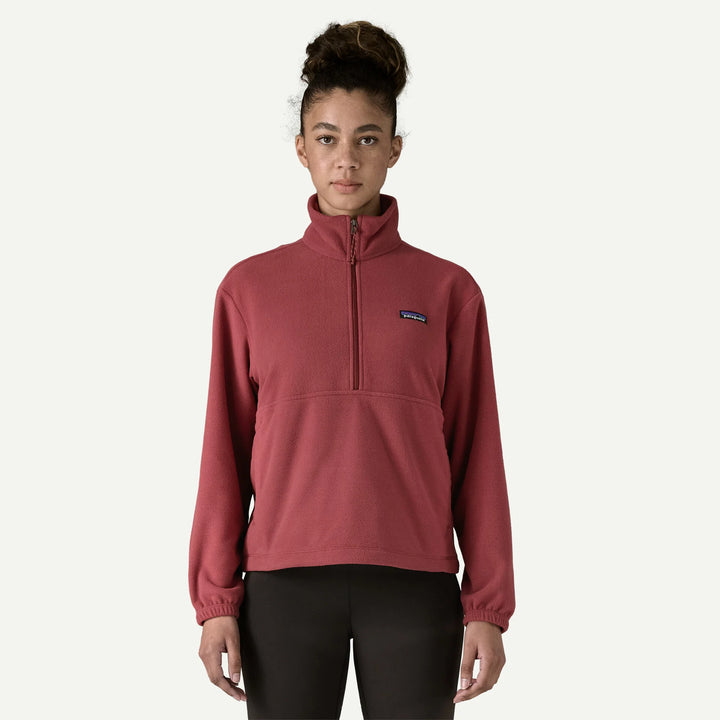 Patagonia Women's Micro D® 1/2-Zip Fleece Pullover: Sequoia Red