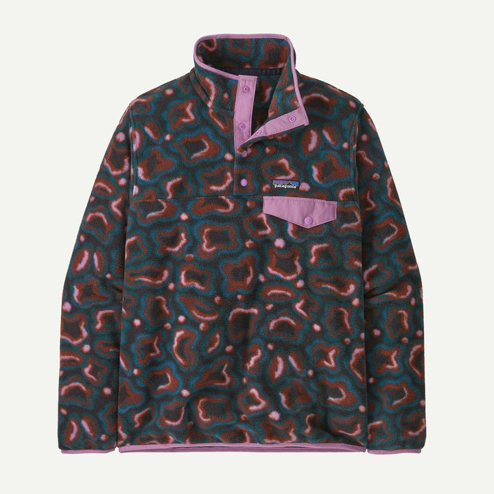 Patagonia Women's Lightweight Synchilla® Snap-T® Fleece Pullover: Soft Spirea - Dried Vanilla