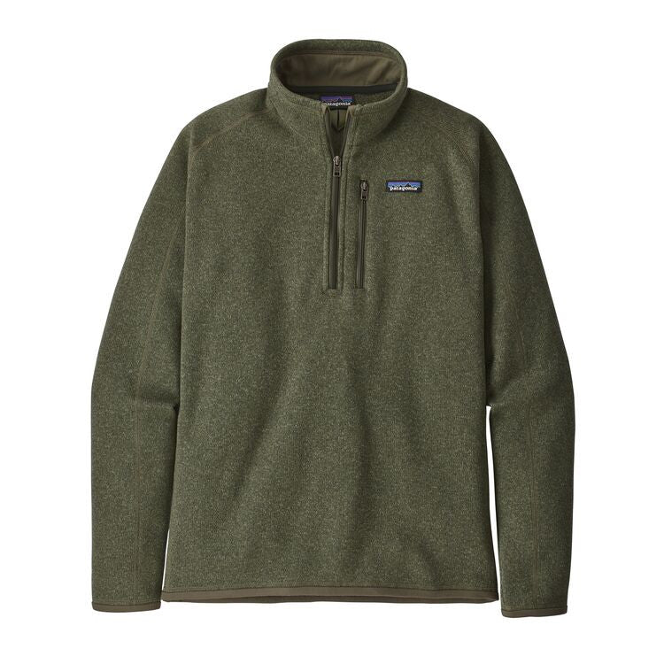 Patagonia Men's Better Sweater® 1/4-Zip Fleece: Industrial Green