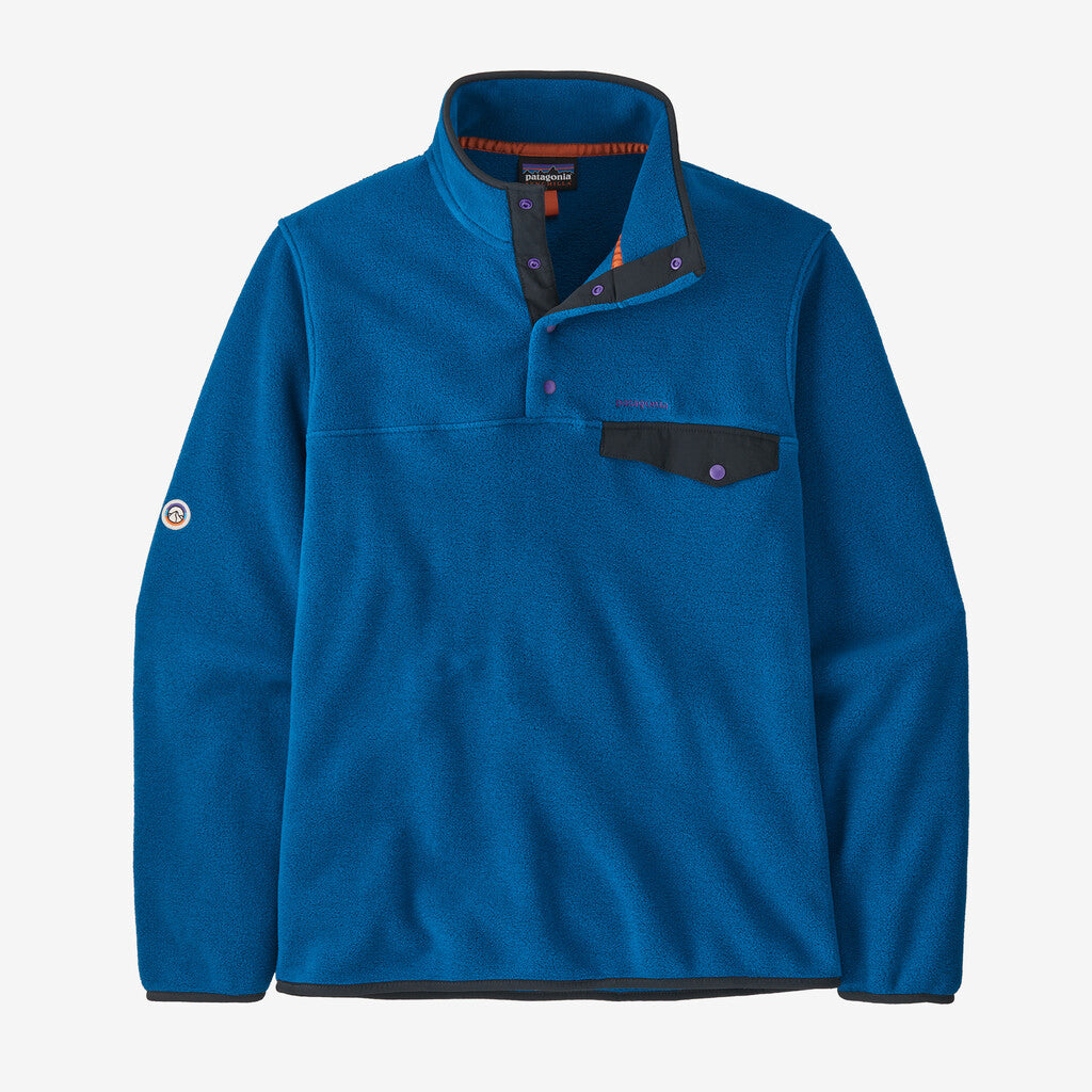 Patagonia Men's Lightweight Synchilla® Snap-T® Fleece Pullover: Endless Blue