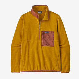 Patagonia Men's Microdini 1/2-Zip Fleece Pullover: Cosmic Gold