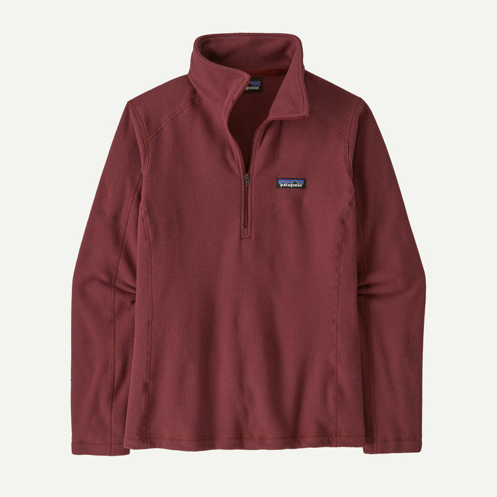 Patagonia Women's Micro D® 1/4-Zip Fleece: Sequoia Red