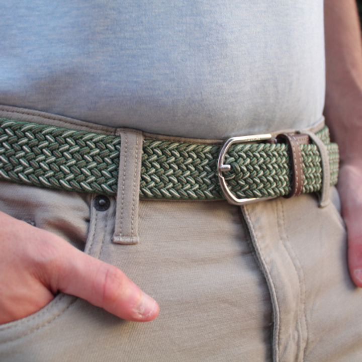 Roostas Woven Elastic Stretch Belt: The Remington