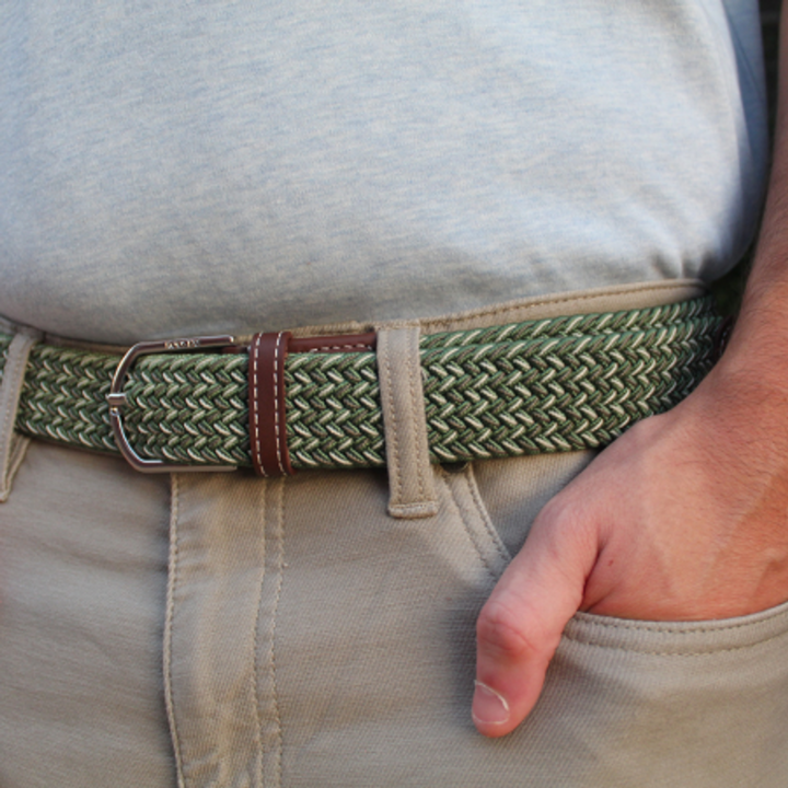 Roostas Woven Elastic Stretch Belt: The Remington