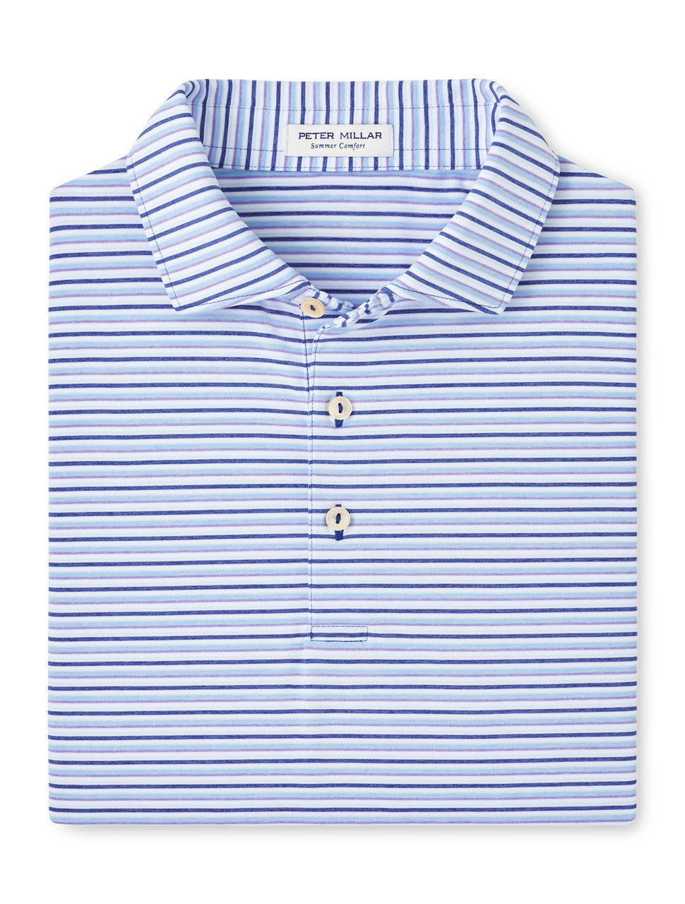 Peter Millar Avent Performance Jersey Polo: Sport Navy