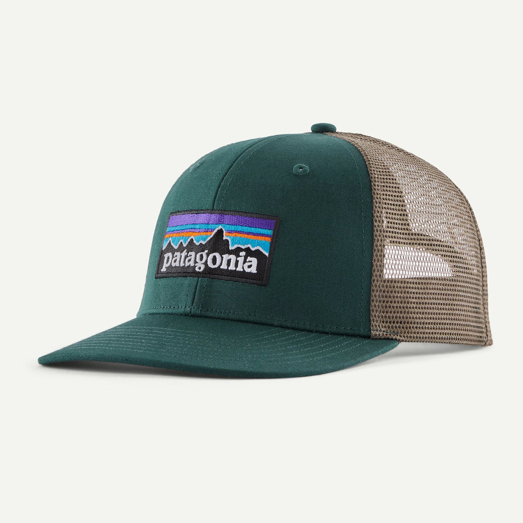 Patagonia P-6 Logo Trucker Hat: Cascade Green