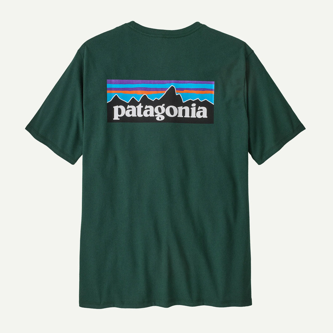 Patagonia Men's P-6 Logo Responsibili-Tee®: Cascade Green