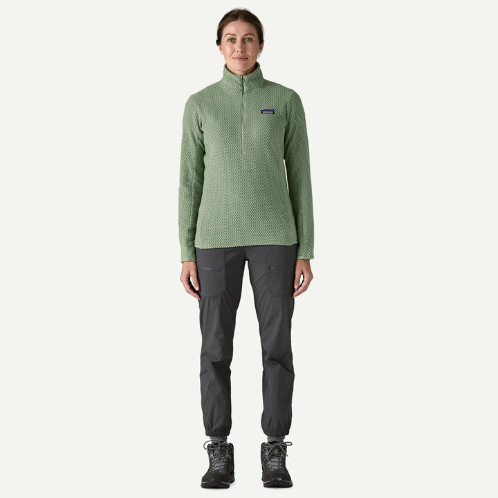 Patagonia Women's R1® Air Fleece Zip-Neck: Ellwood Green