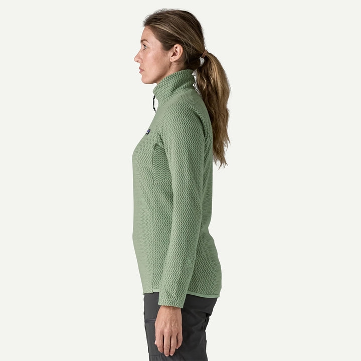 Patagonia Women's R1® Air Fleece Zip-Neck: Ellwood Green