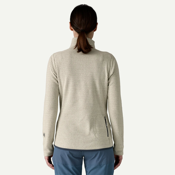Patagonia Women's R1® Air Fleece Zip-Neck: Wool White