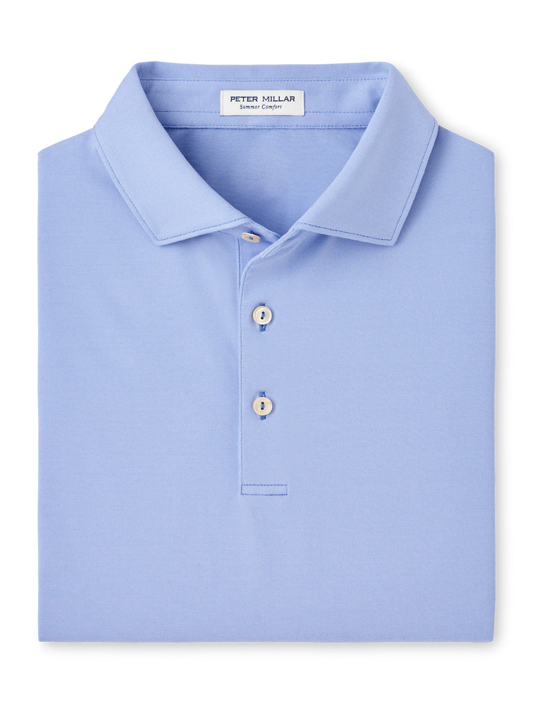 Peter Millar Andover Performance Jersey Polo: Blue Sea