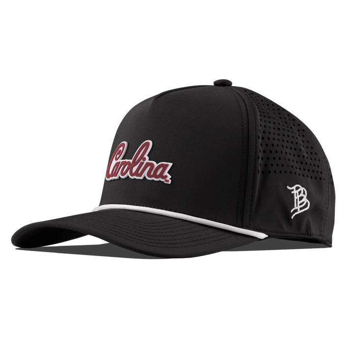 Branded Bills University of South Carolina "South Carolina Script" Curved 5 Panel Rope Hat: Black