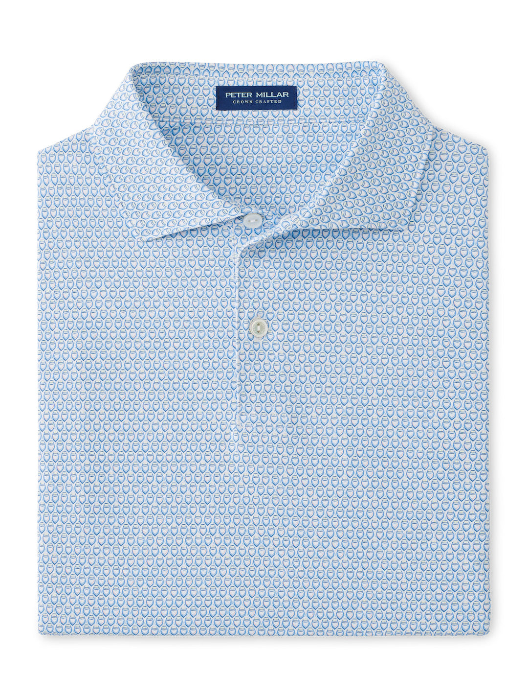 Peter Millar Crown Crafted Palermo Performance Jersey Polo: White