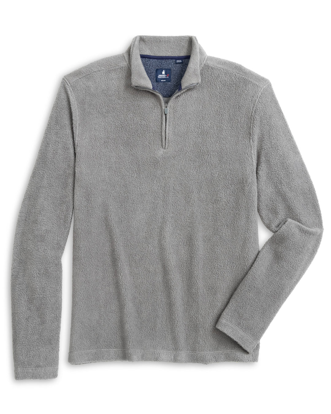 Johnnie-O Dion Sherpa 1/4 Zip Pullover: Concrete