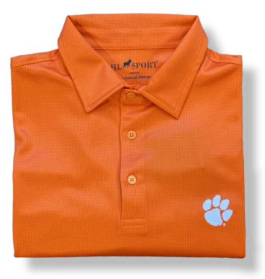 Horn Legend Clemson Dimple Polo
