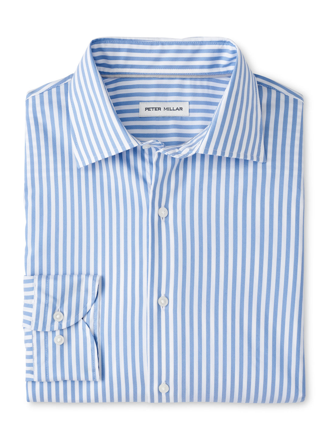 Peter Millar Cannon Crown Lite Cotton-Stretch Sport Shirt: Evening Tide