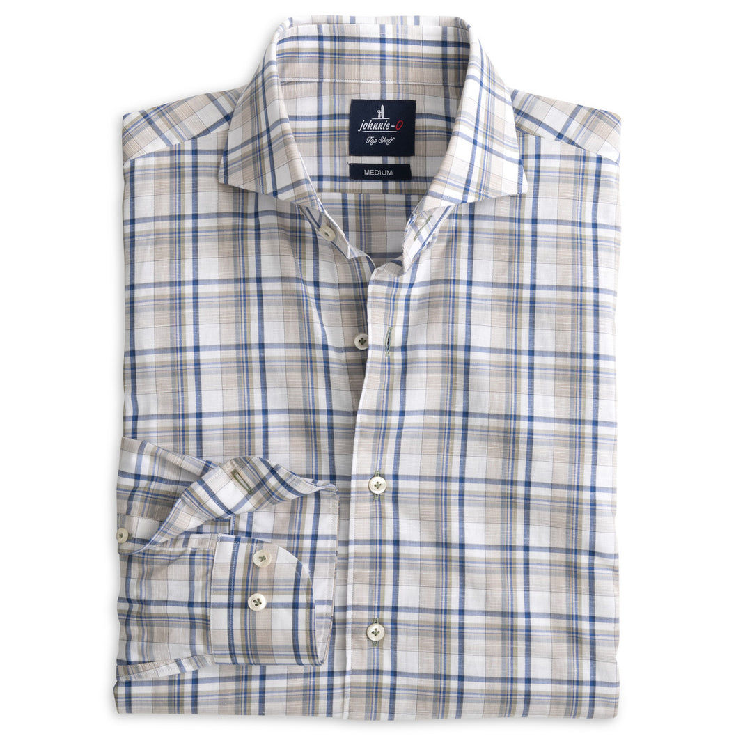 Johnnie-O Top Shelf Button Up Shirt - Bridger: Clover