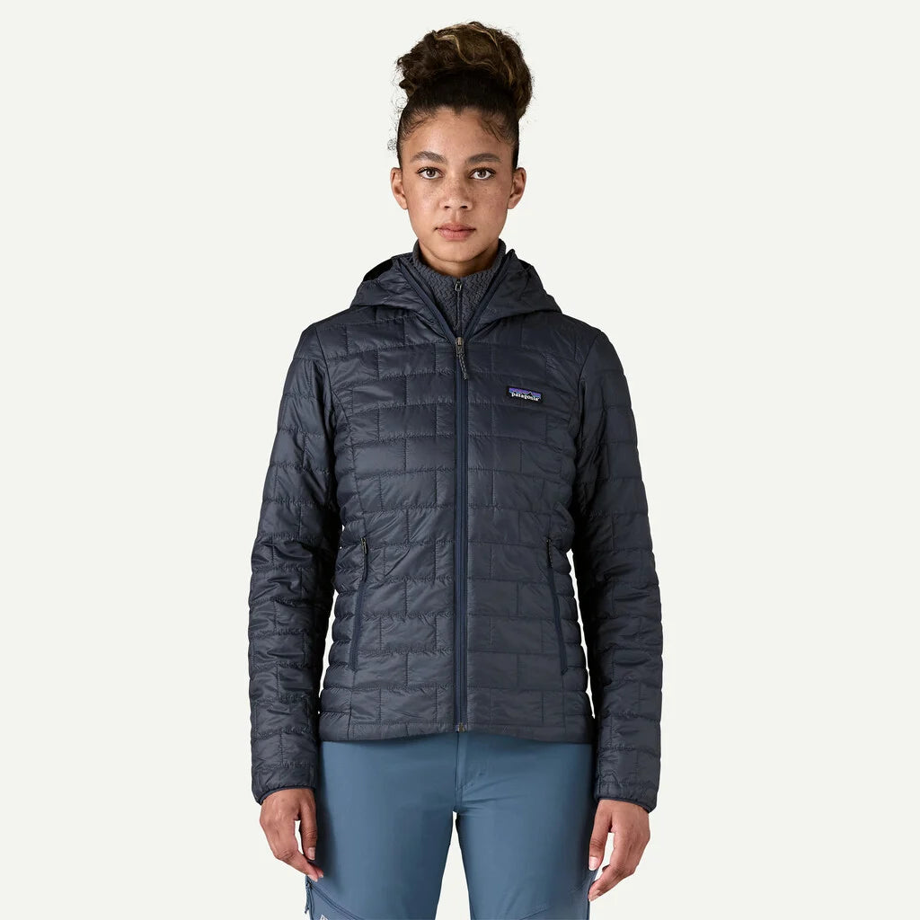 Patagonia Women's Nano Puff® Hoody: Smolder Blue