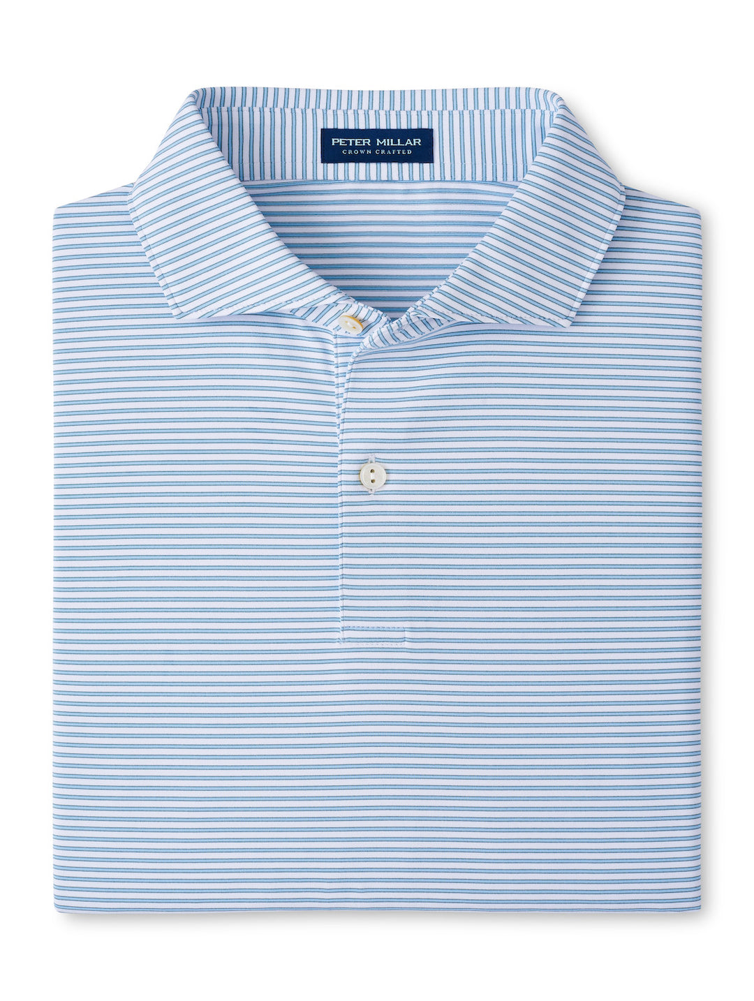 Peter Millar Crown Crafted Ambrose Performance Jersey Polo: White