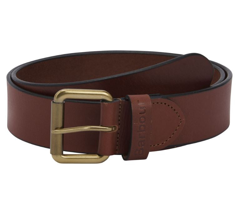 Barbour Allanton Leather Belt: Natural Tan