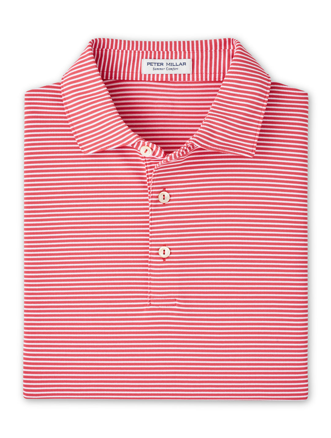 Peter Millar Grace Performance Mesh Polo: Tango Pink