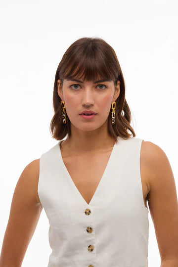 Brackish Drop Earring: Marsh Harbour