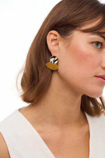 Brackish Large Stud Earring: Camperdown