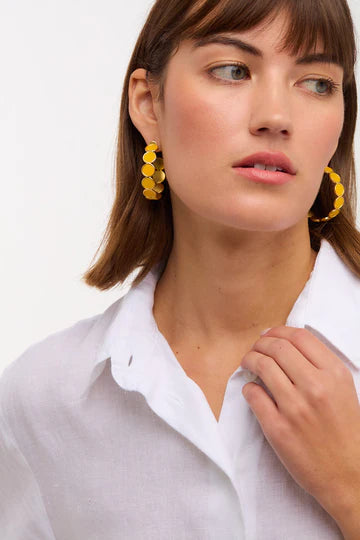 Brackish Hoop Earring: Behring Point