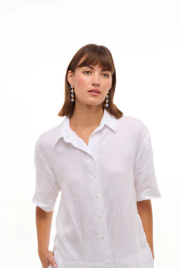 Brackish Multi Bezel Drop Earring: Carmichael Village