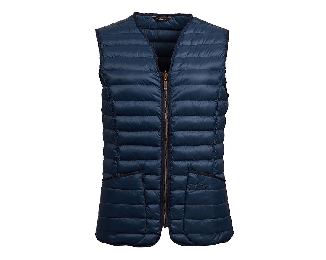 Barbour Womens Baffle Betty Liner - Navy