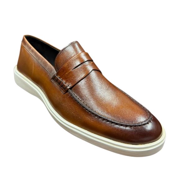 Alan Payne Barton Calfskin Shoe: Camel 11