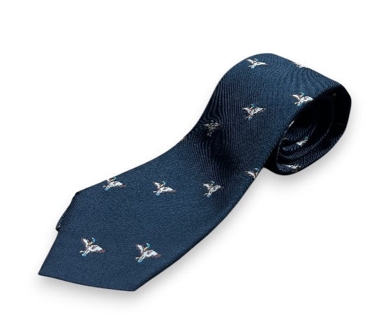 Robert Jensen Flying Duck Club Tie: Black