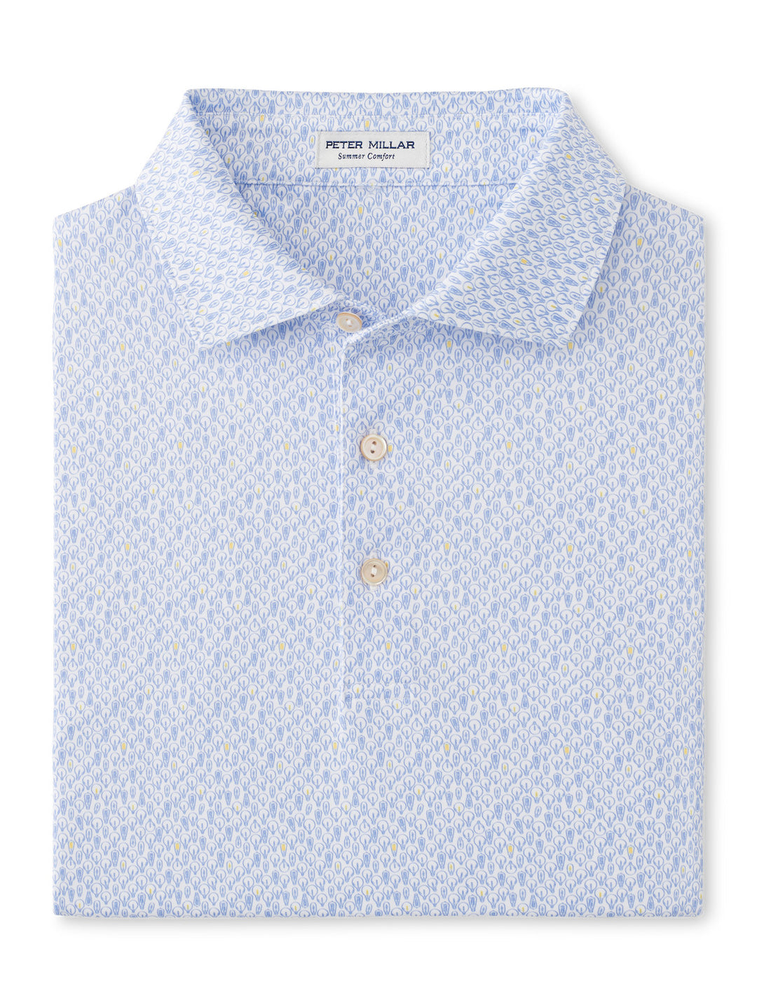 Peter Millar Bright Idea Performance Jersey Polo: White