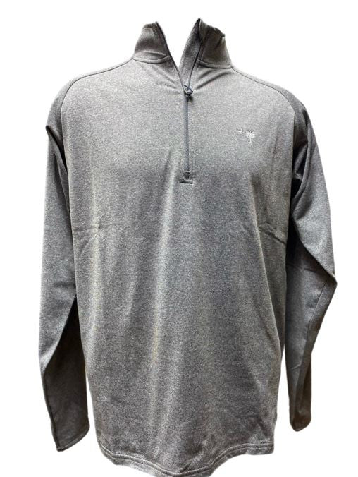 Craig Reagin 1/4 Zip Pullover: Charcoal Heather