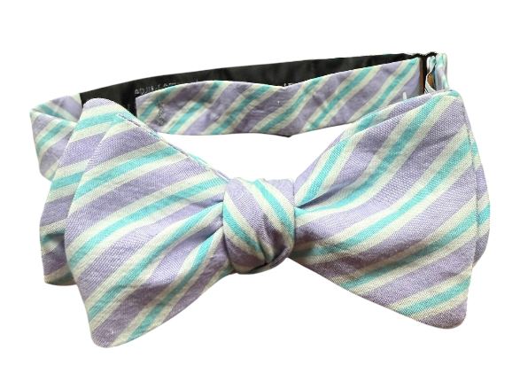 High Cotton Bow Tie - Corolla Stripe Bow Tie
