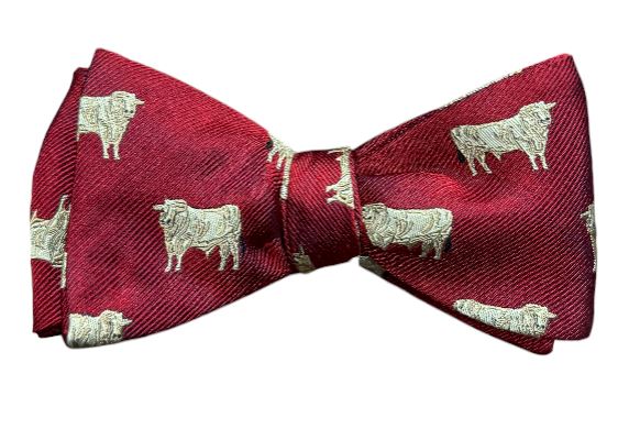 Craig Reagin Cow Bowtie: Red